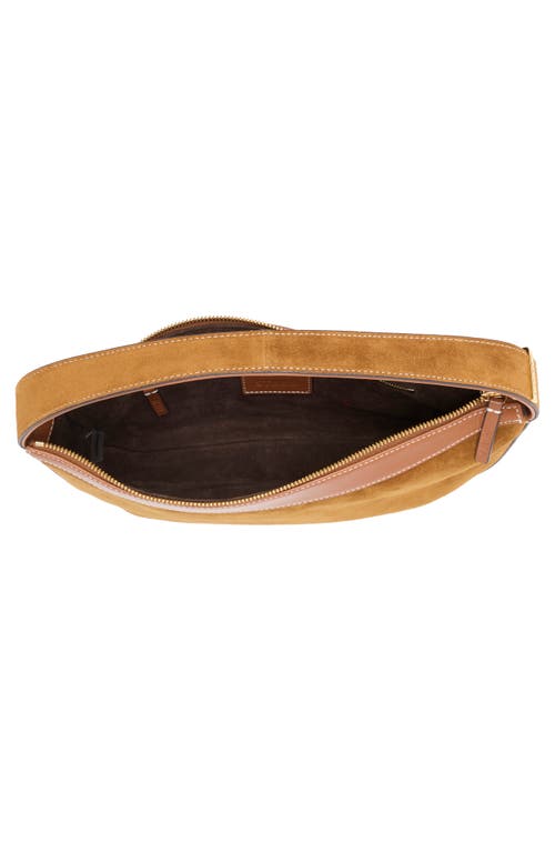 Staud Demy Convertible Leather Shoulder Bag In Brown