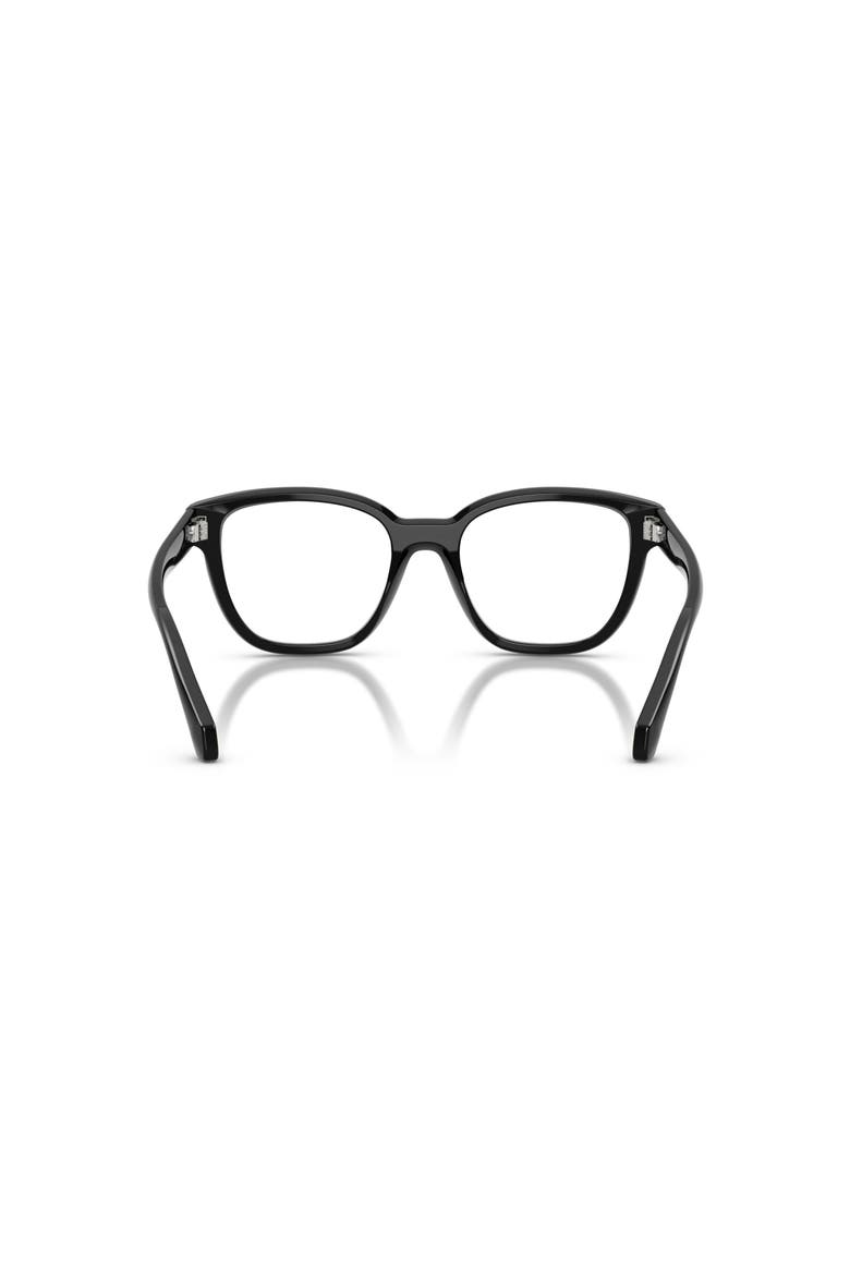 53mm Rectangle optical glasses, Alternate, color, Black
