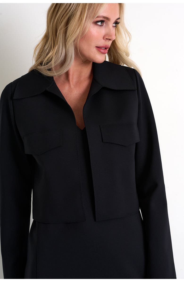 SHAN Contemporary Cropped Jacket, Alternate, color, Black