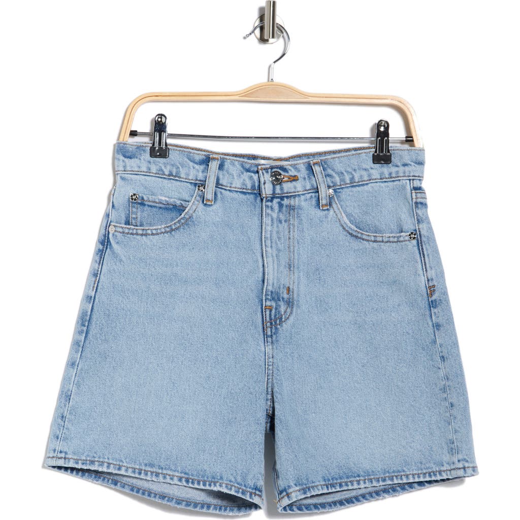 Frame The Easy High Waist Denim Shorts