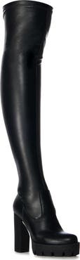 AZALEA WANG Ashland Over the Knee Platform Boot