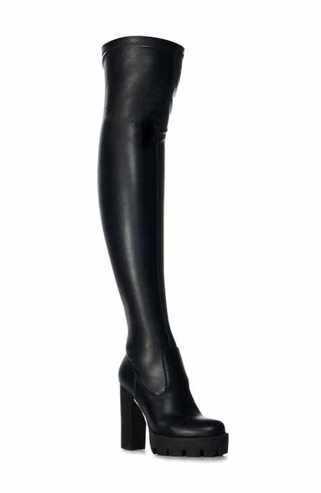 AZALEA WANG Ashland Over the Knee Platform Boot