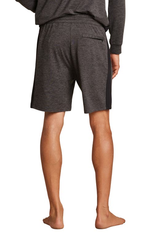 Barefoot Dreams Malibu Collection® Butterchic Track Shorts In Heather Carbon