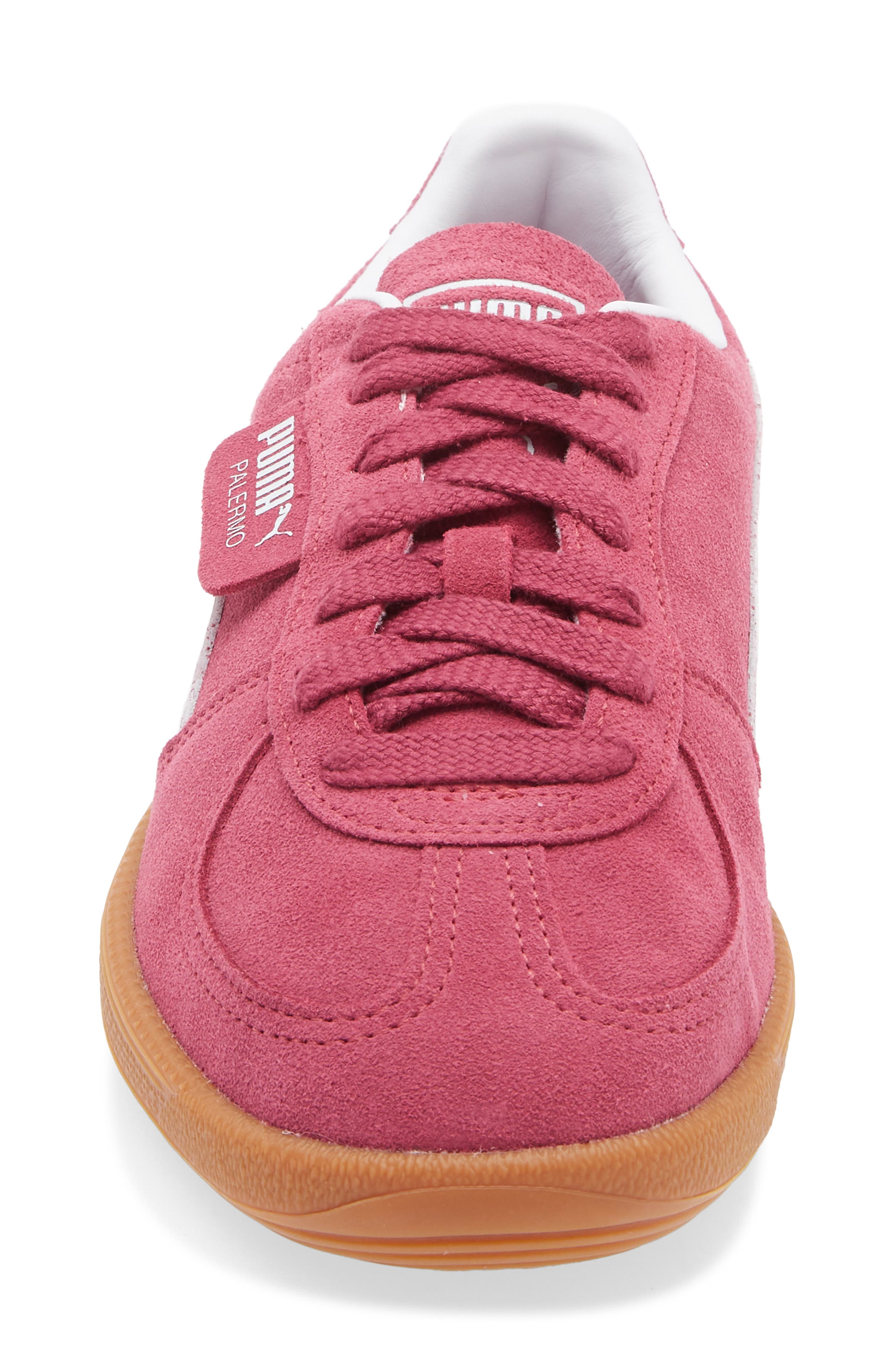 PUMA Palermo Sneaker, Alternate, color, Berry-Silver Mist