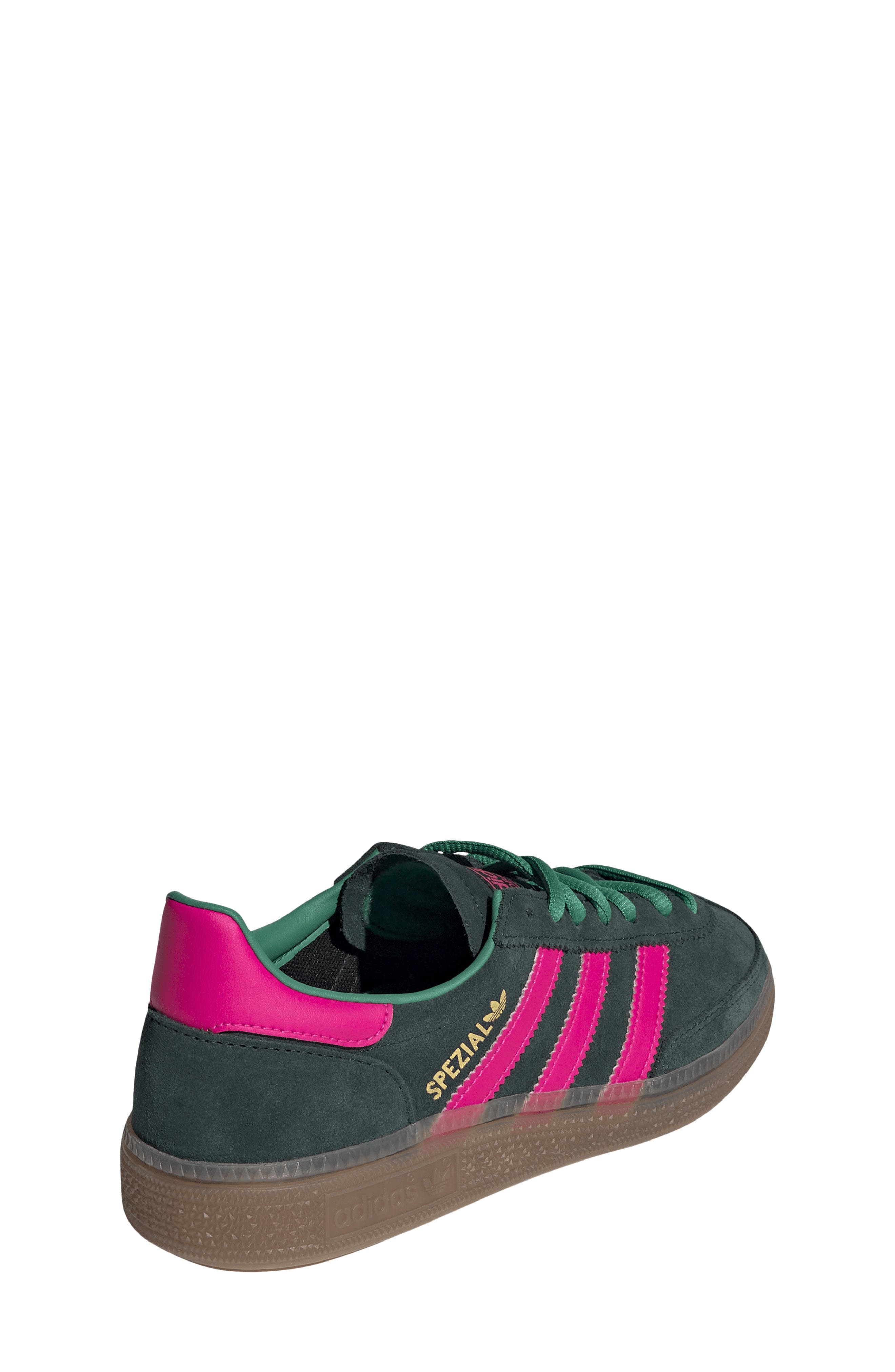 Kids' Handball Spezial Sneaker, Alternate, color, AURORA IVY/ SHOCK PINK/ GUM