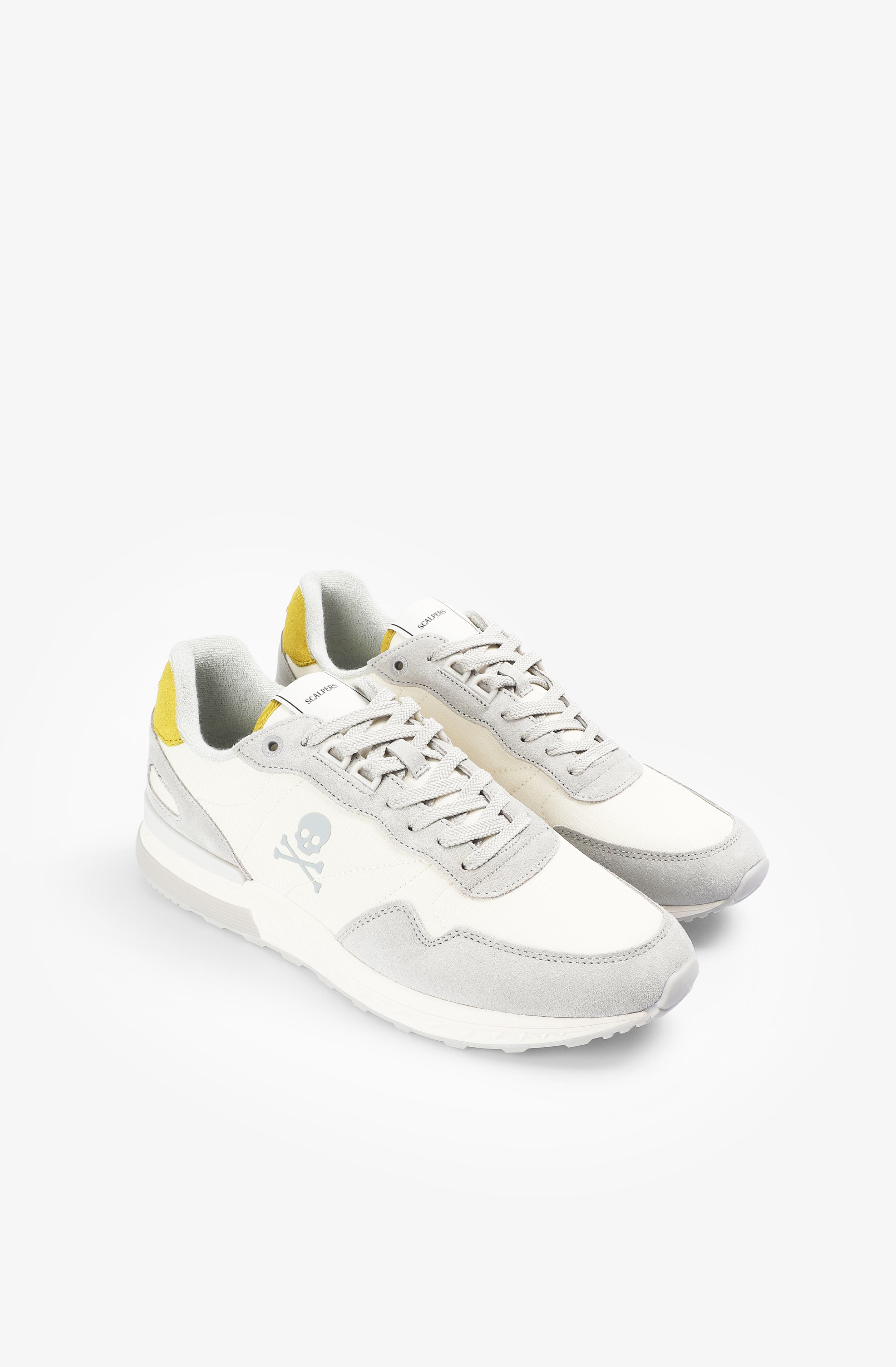 Scalpers Harry Sneakers, Alternate, color, Whiteyellow