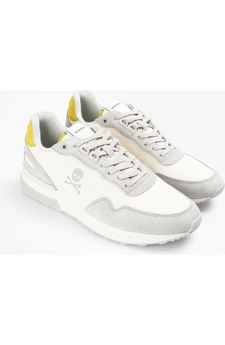 Scalpers Harry Sneakers, Alternate, color, Whiteyellow
