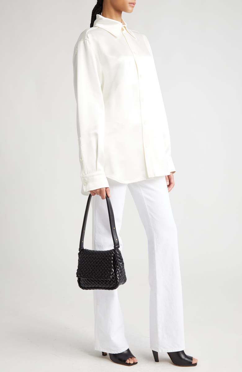 Bottega Veneta Mini Cobble Padded Intrecciato Leather Shoulder Bag, Alternate, color,