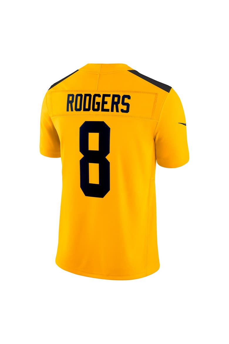 Men's Nike Aaron Rodgers Gold Pittsburgh Steelers Alternate Vapor F.U.S.E. Limited Jersey, Alternate, color, Gold