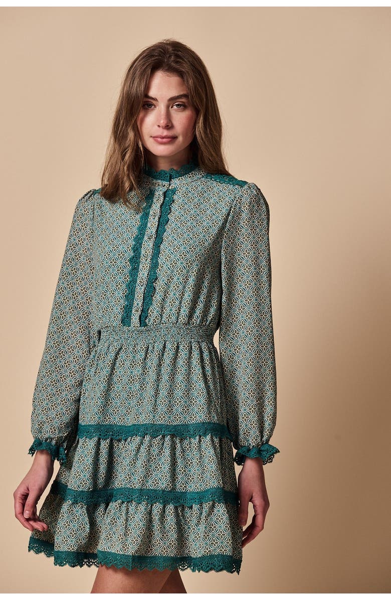 The Shirt The Angela Dress, Main, color, Aqua