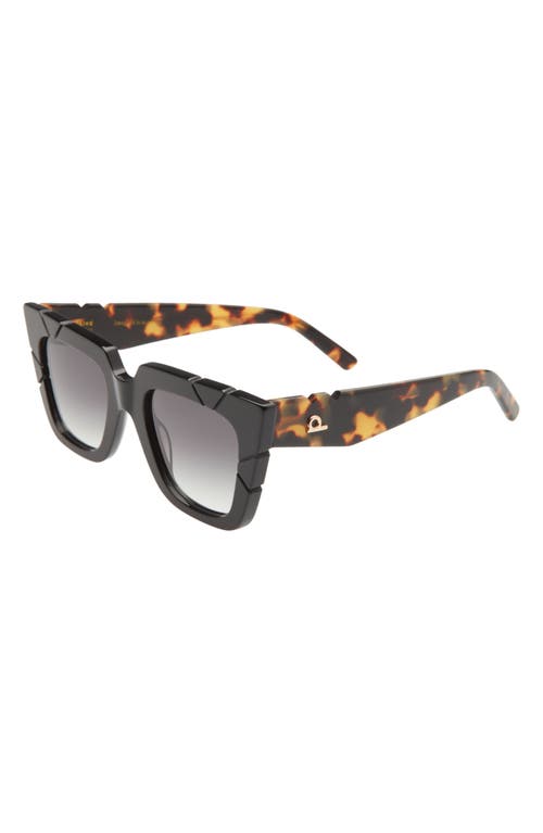 Pared 48mm Gradient Cat Eye Sunglasses In Black