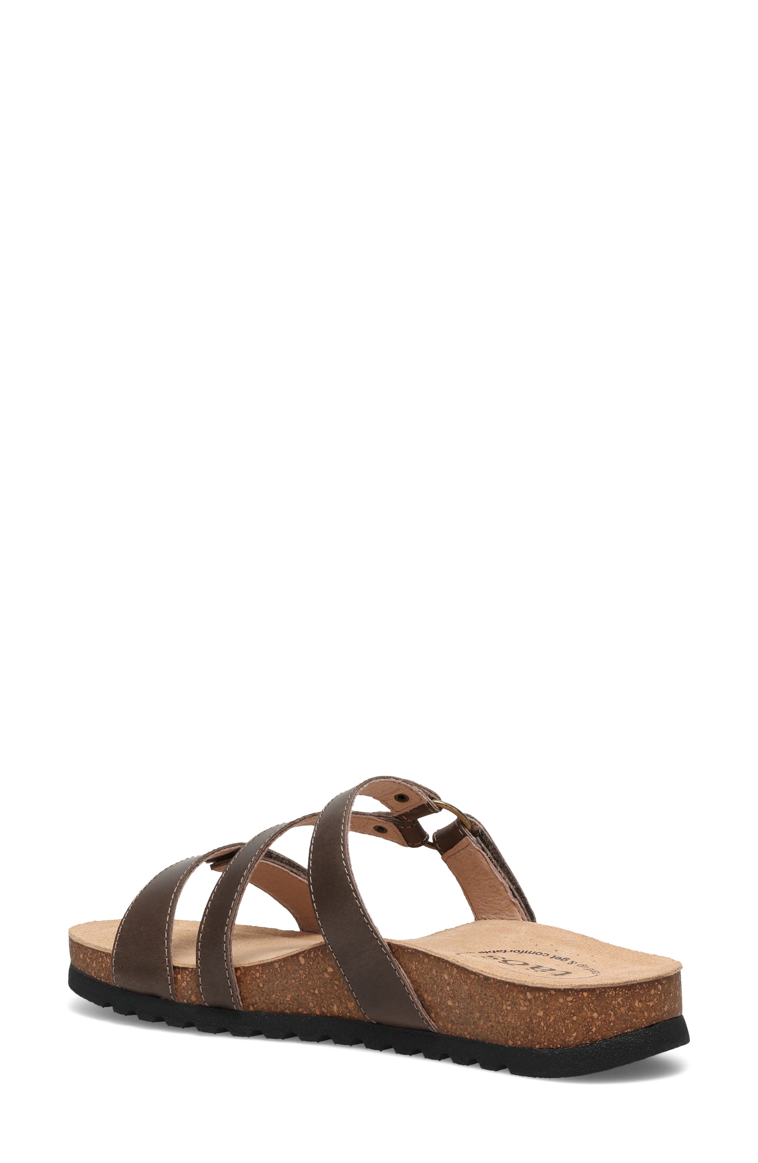 Ringslide Slide Sandal, Alternate, color, MOCHA