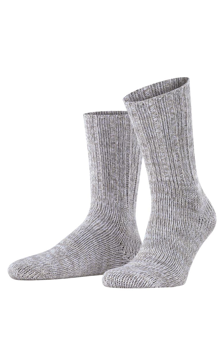 Brooklyn Cotton Knit Boot Socks, Main, color, Metal Grey