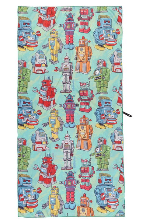 Robots Beach Towel