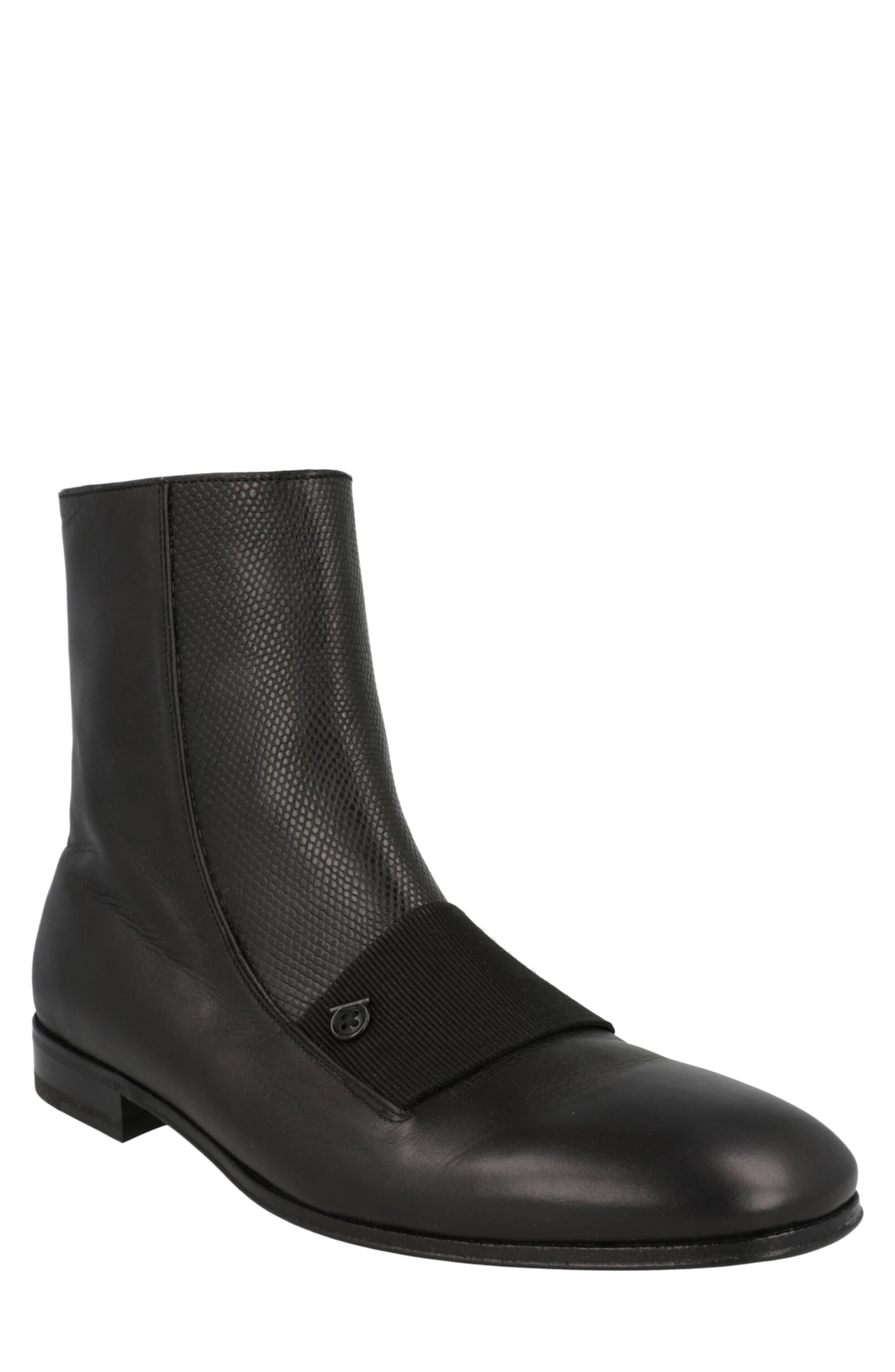 Geminiano Gancini Leather Bootie