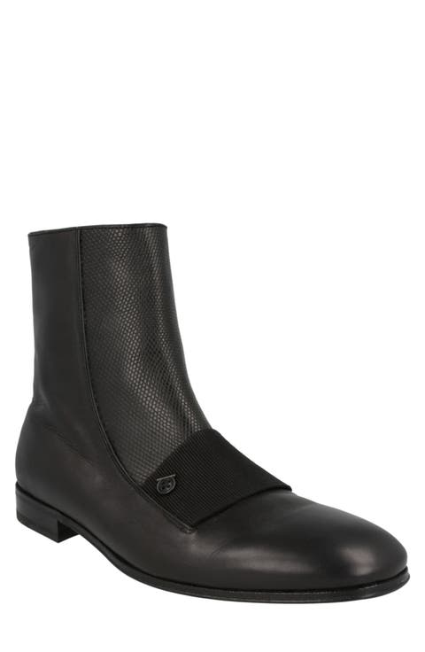 Geminiano Gancini Leather Bootie