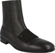 FERRAGAMO Geminiano Gancini Leather Bootie