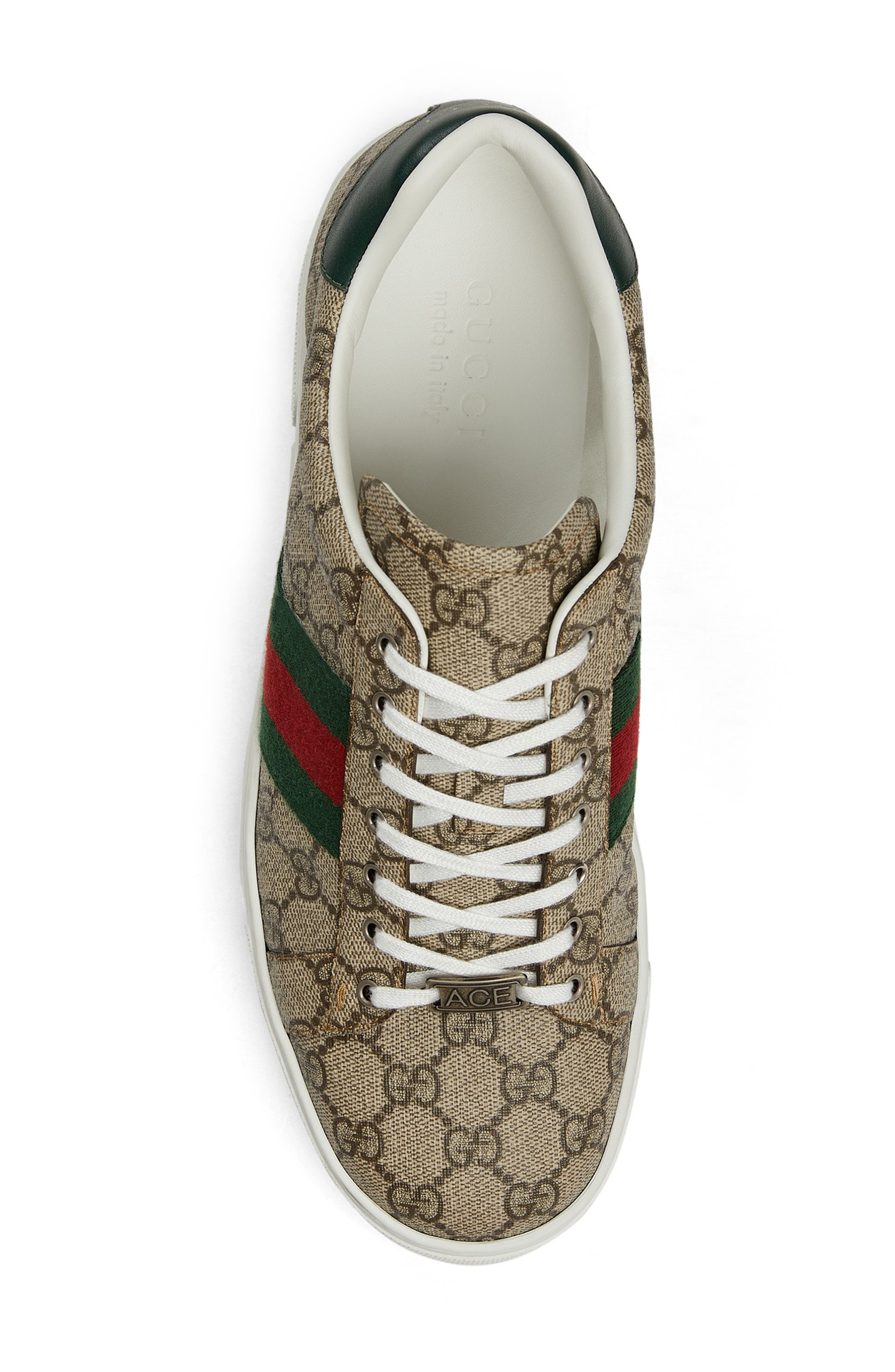 Ace Sneaker, Alternate, color, BEIGE EBONY GREEN