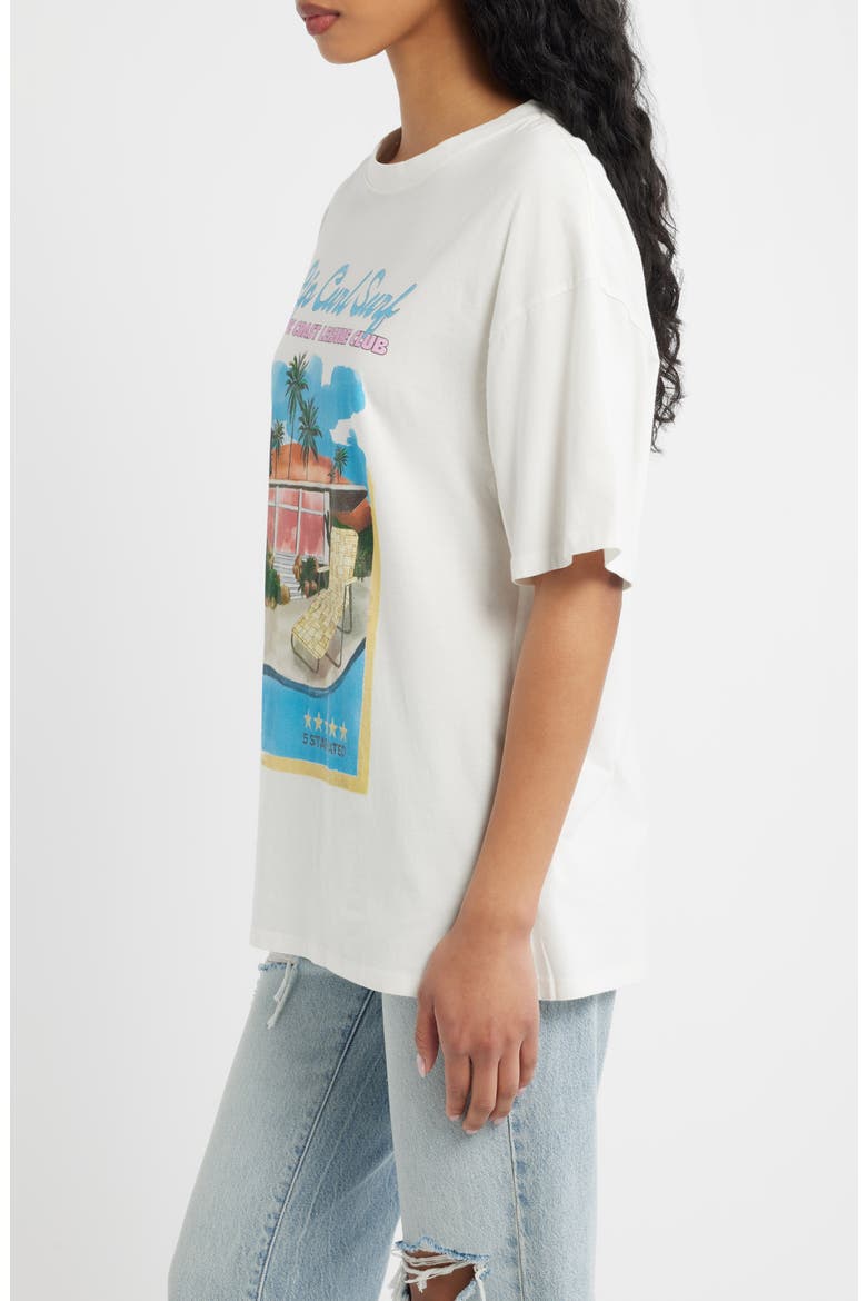 Pacific Coast Leisure Club Graphic T-Shirt, Alternate, color, BONE