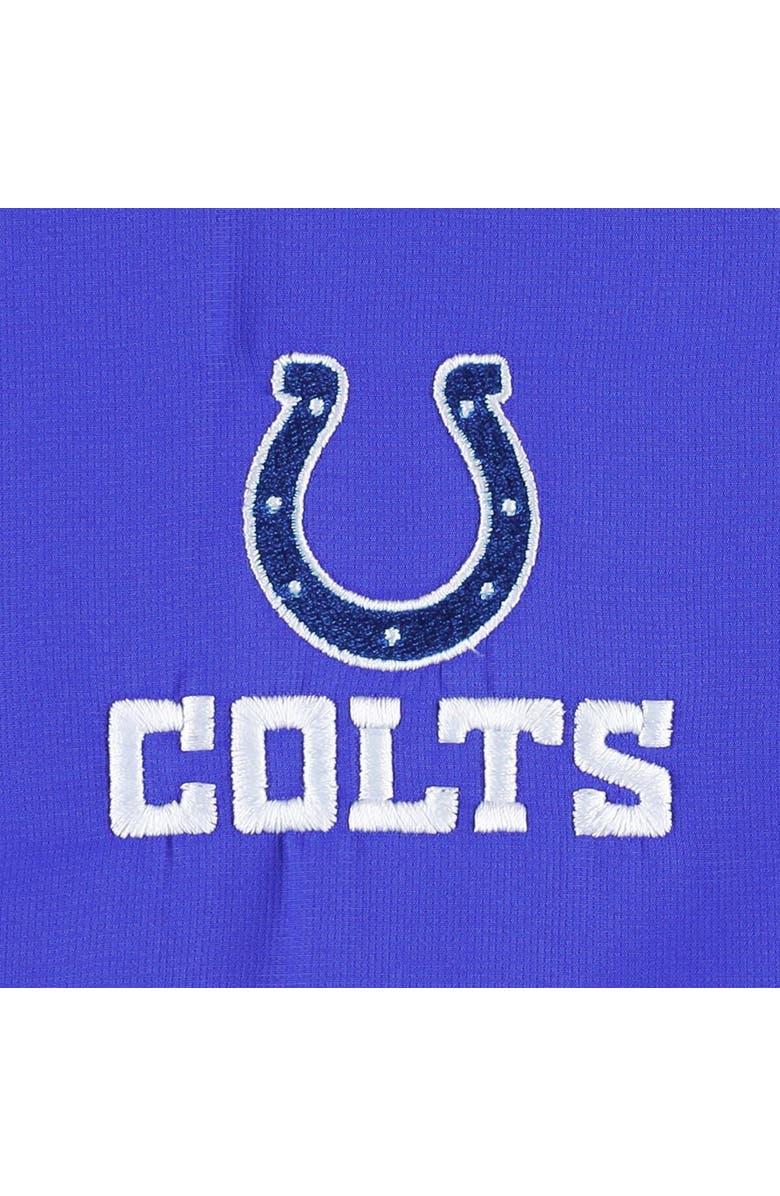 DUNBROOKE Men's Dunbrooke Royal Indianapolis Colts Hurricane Raglan Full-Zip Windbreaker Jacket, Alternate, color, 