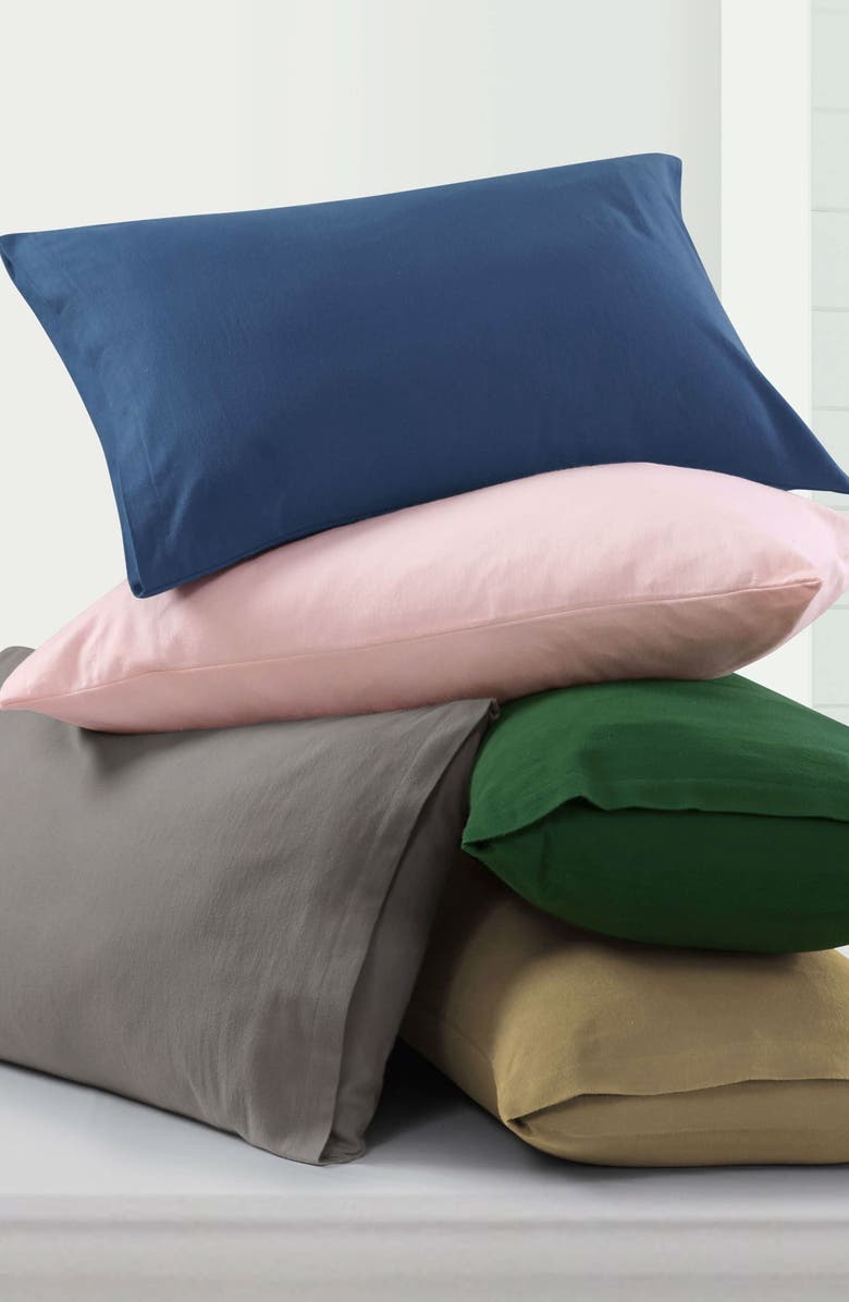 AZORES HOME Cotton Flannel Sheet Set, Alternate, color, Grey