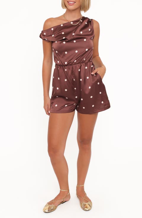 Cassidy One-Shoulder Romper