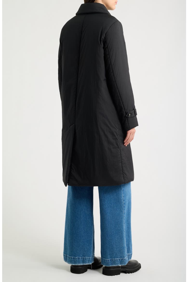 Long Liner Coat, Alternate, color, BLACK