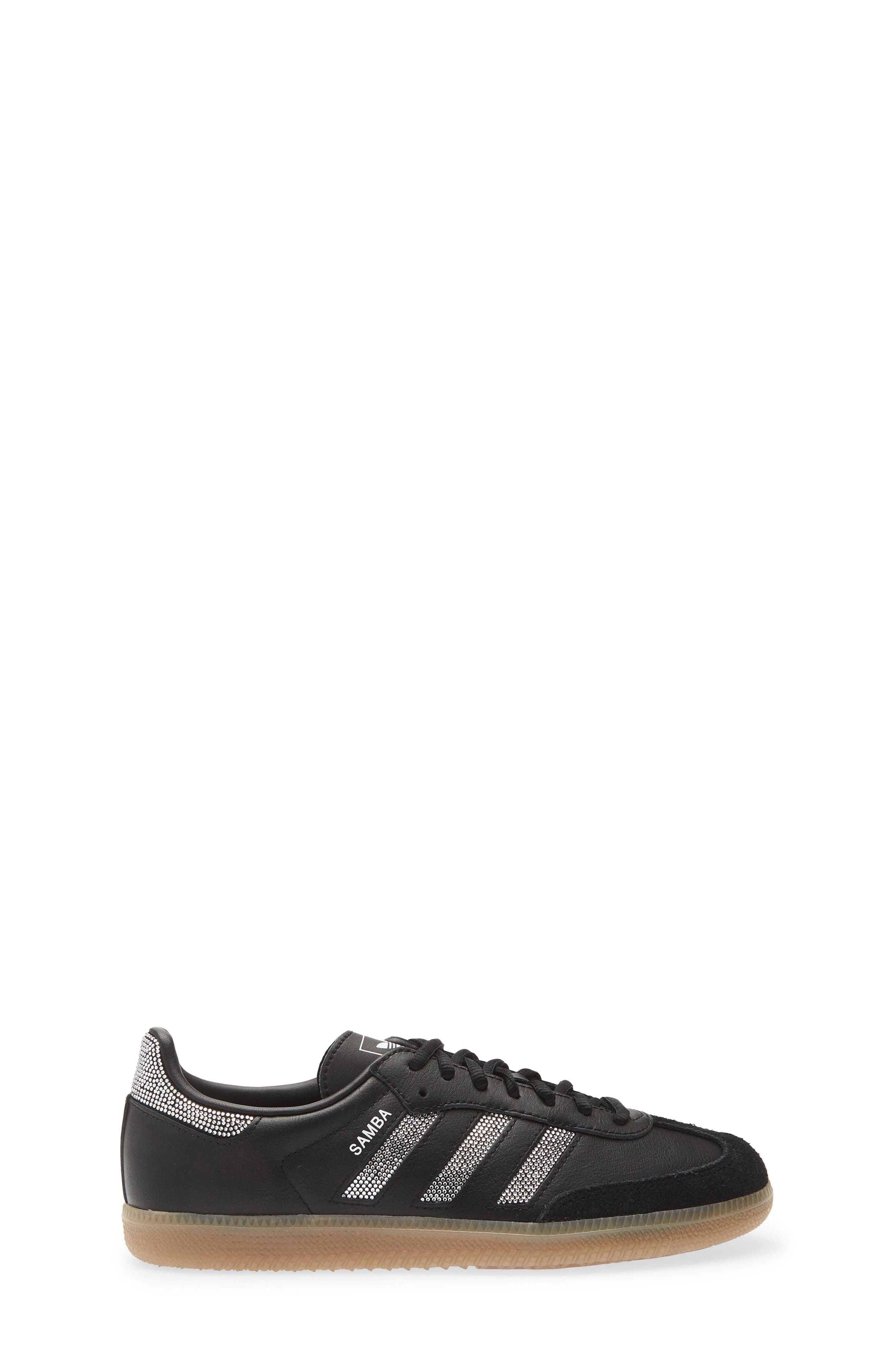 Kids' Samba OG Sneaker, Alternate, color, CORE BLACK/ SILVER
