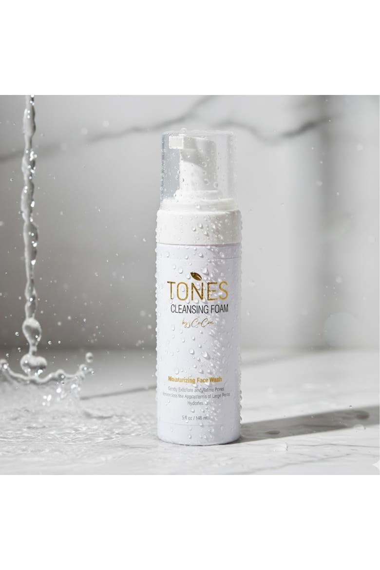 Cleansing Foam with AHAs + Cherry + Watermelon Extract 148ml, Alternate, color, with golden and black words