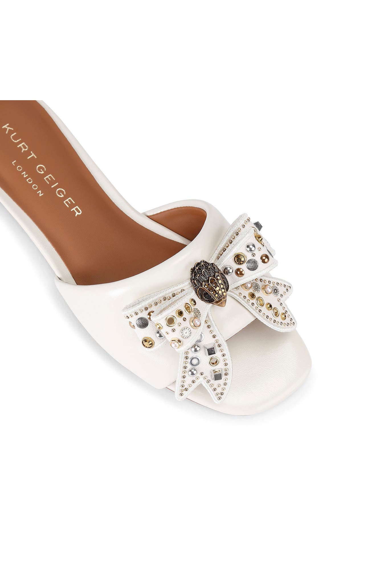 Kurt Geiger London Kensington Bow Slide Sandal, Main, color, 