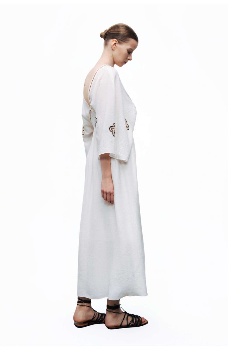 Nocturne Maxi Dress with Embroidery Details, Alternate, color, 