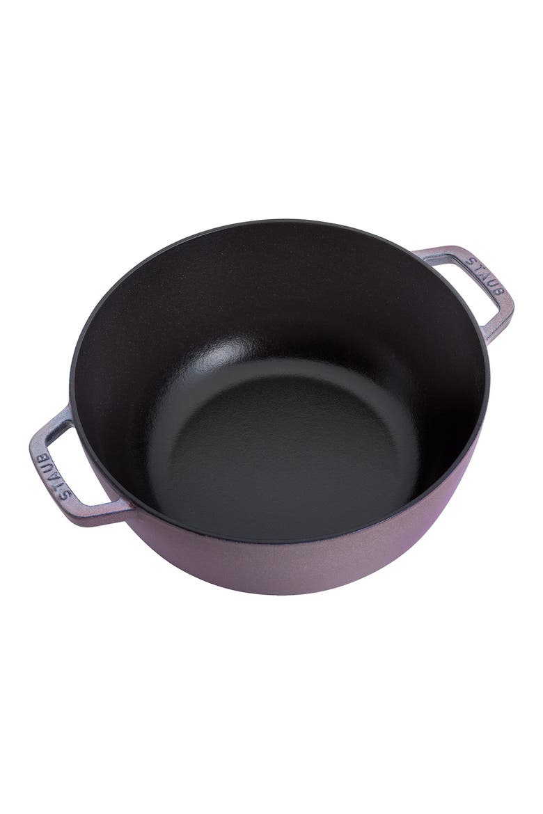 5-Quart Enameled Cast Iron Cocotte, Alternate, color, LILAC