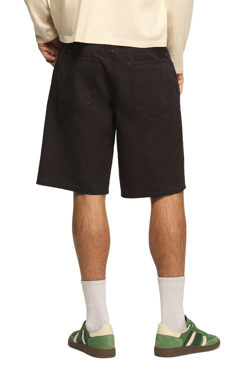 Lucky Brand Loose Fit Cotton Canvas 5-Pocket Shorts, Alternate, color, Phantom