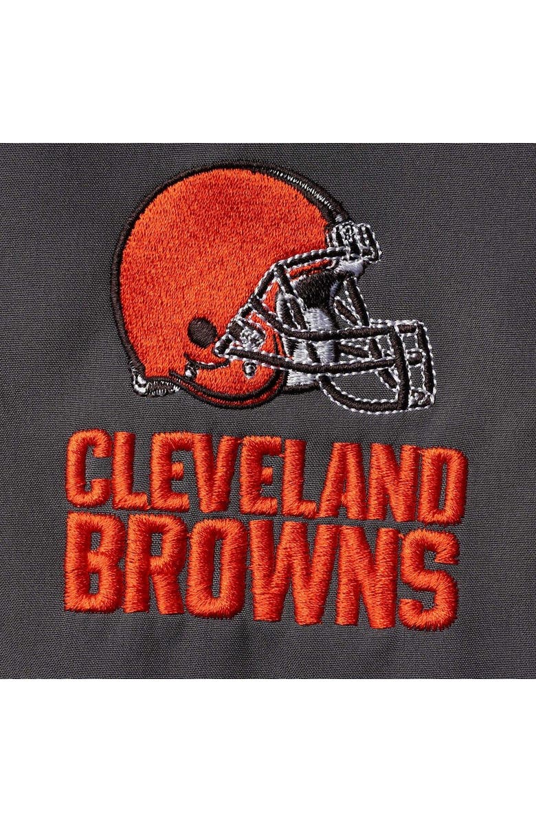 DUNBROOKE Women's Gray Cleveland Browns Full-Zip Sonoma Softshell Jacket, Alternate, color, 