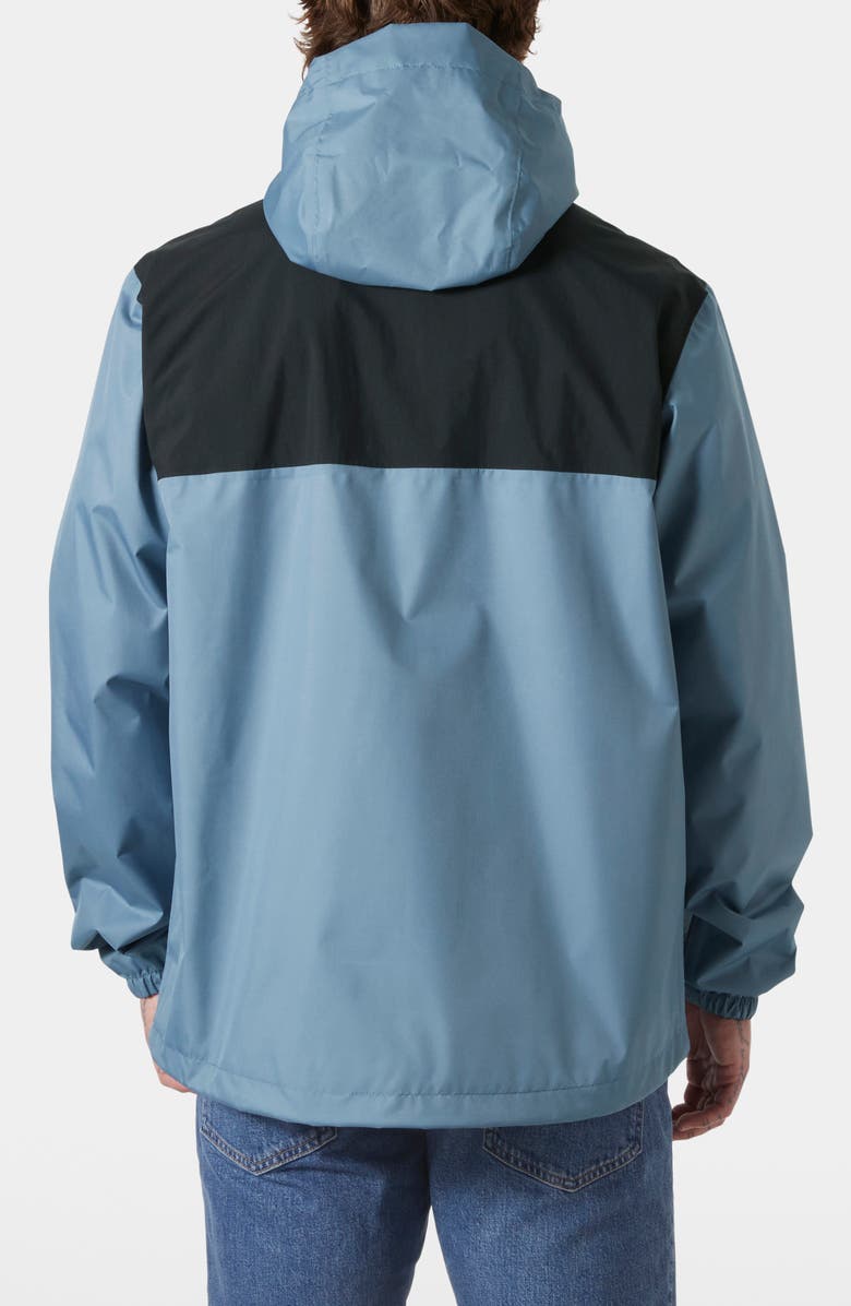 Helly Hansen Vancouver Waterproof Hooded Rain Jacket, Alternate, color, Washed Navy