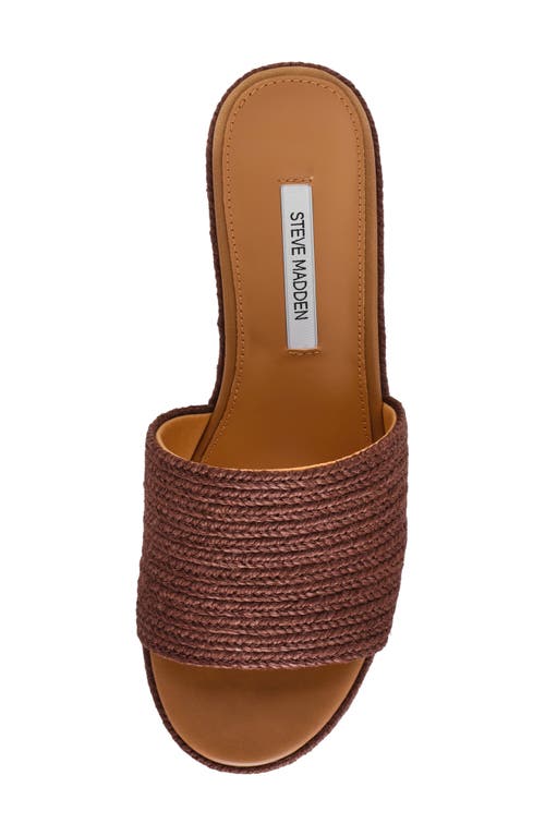 Steve Madden Trippy Platform Sandal In Brown