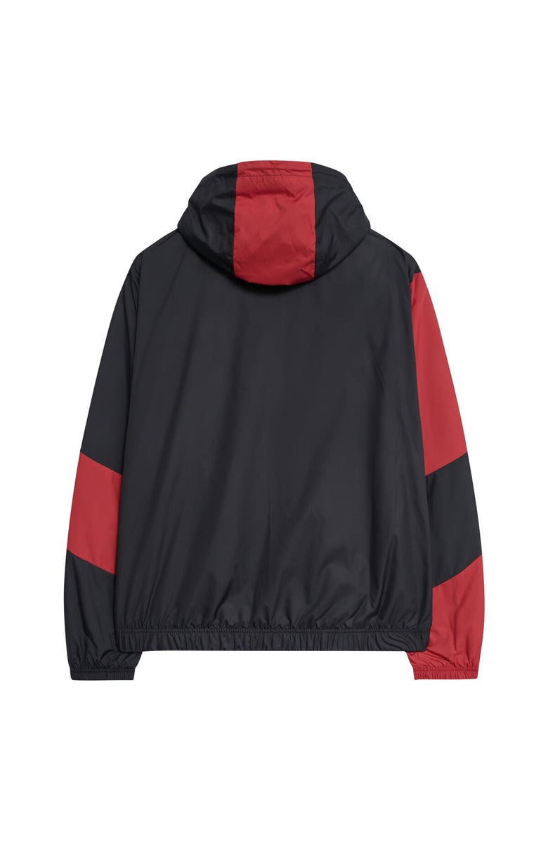 PUMA Men's Puma Black AC Milan 2023/24 Pre-Match Full-Zip Hoodie Jacket, Alternate, color, 