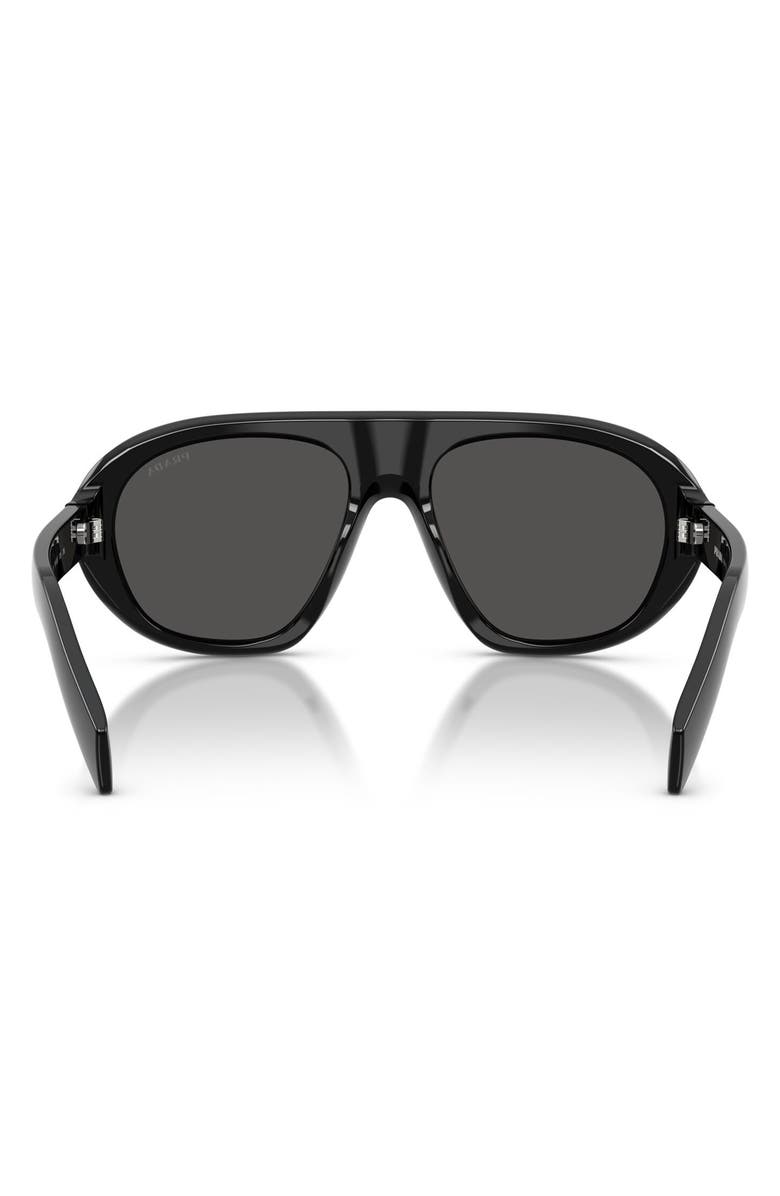 Prada 56mm Irregular Sunglasses, Alternate, color, 