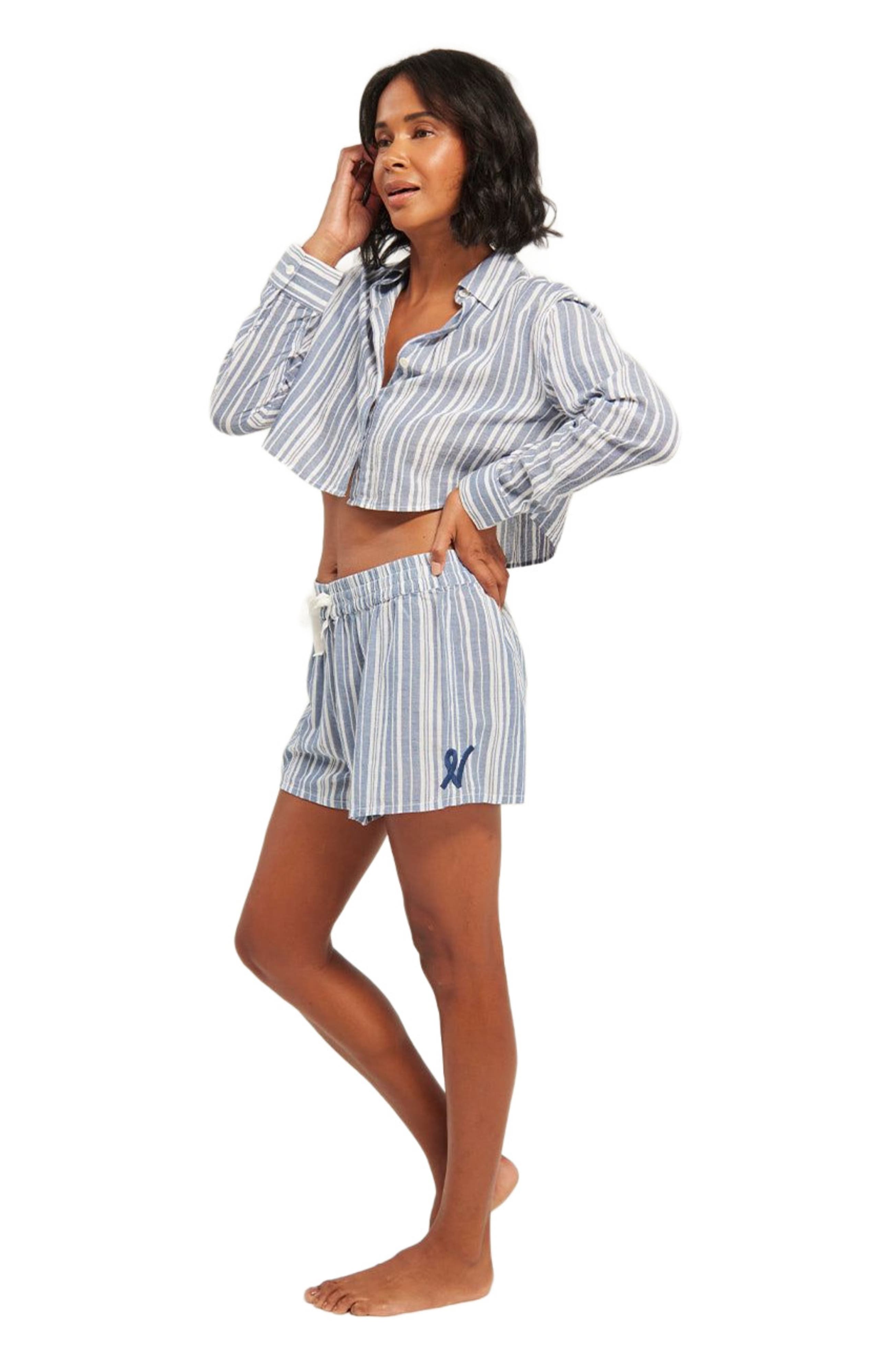 Navy Blue Stripe