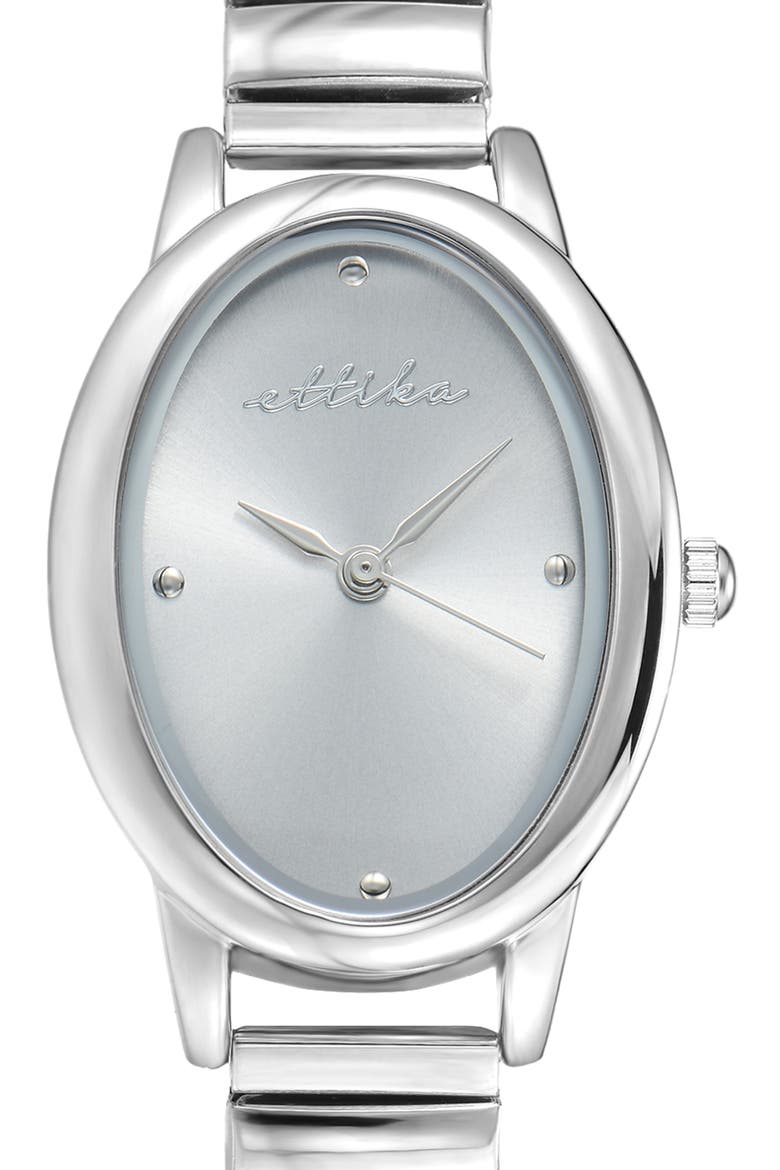 Quartz Bracelet Watch, 24mm x 36.5mm, Alternate, color, SILVER