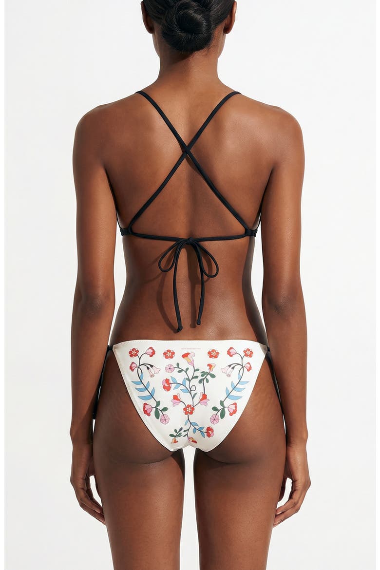 Wild Rose Reversible Tie Side Bottom, Alternate, color, Pink