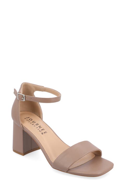 Valenncia SuperNatural Shades Open Square Toe Ankle Strap Sandal (Women)