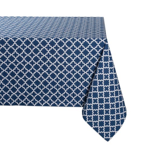 Lattice Print Tablecloth