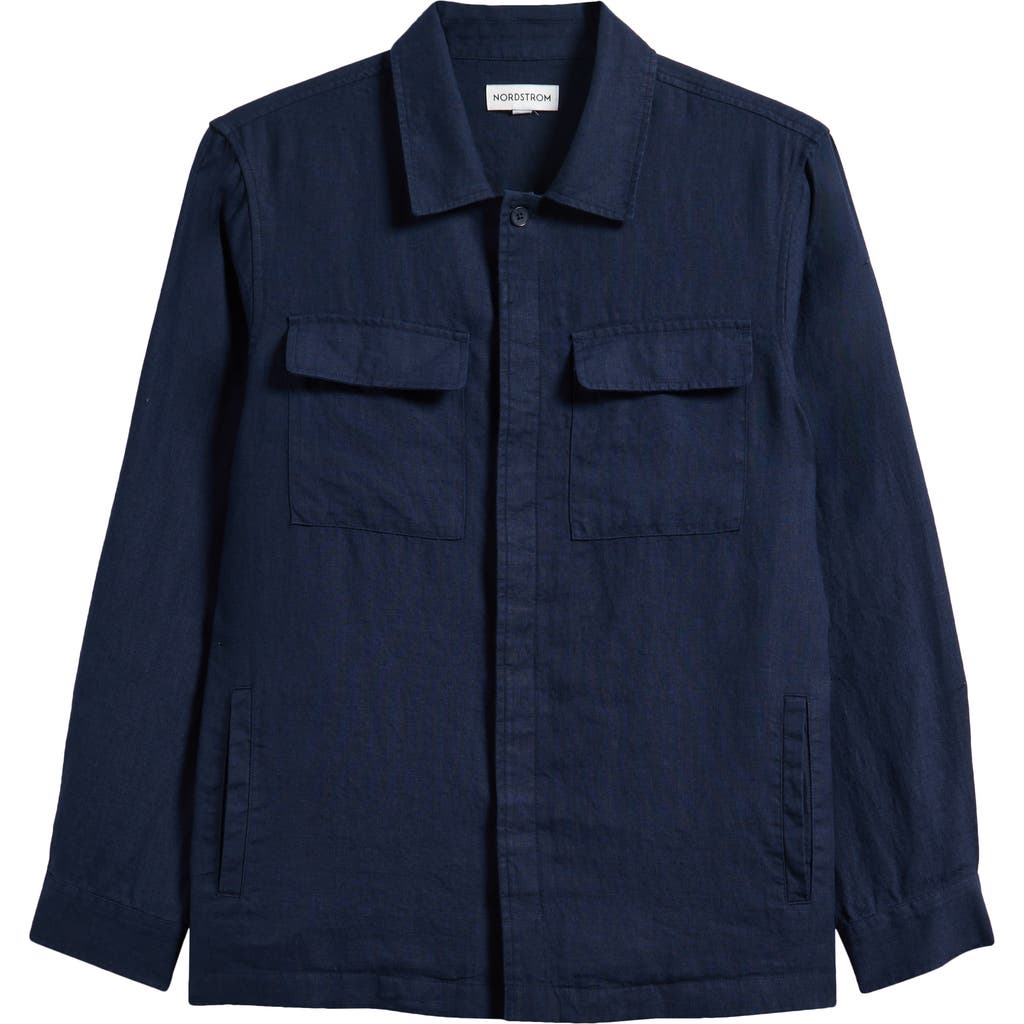 Nordstrom Linen Shirt Jacket