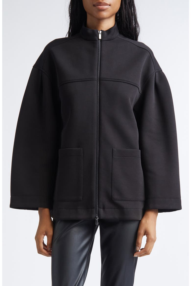 Cadice Cotton Blend Jacket, Main, color, BLACK