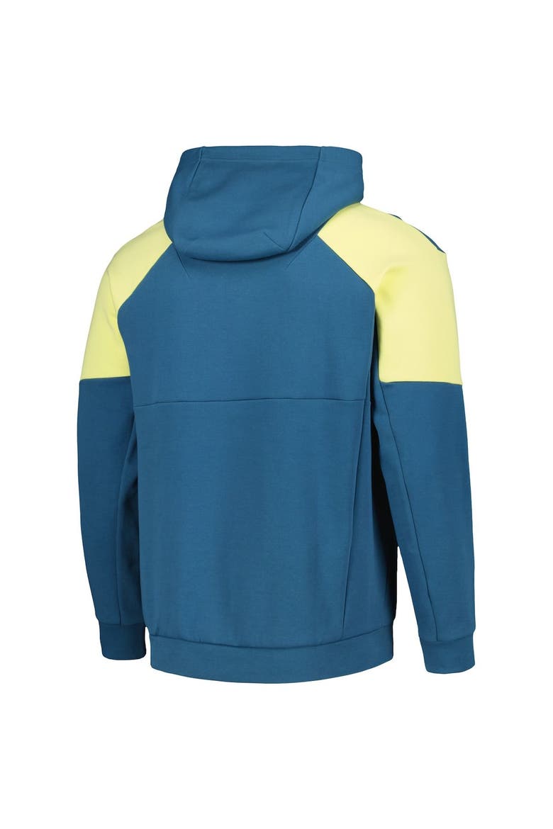 Men's adidas Blue New York Red Bulls 2023 Player Travel Pullover Hoodie, Alternate, color, Blue
