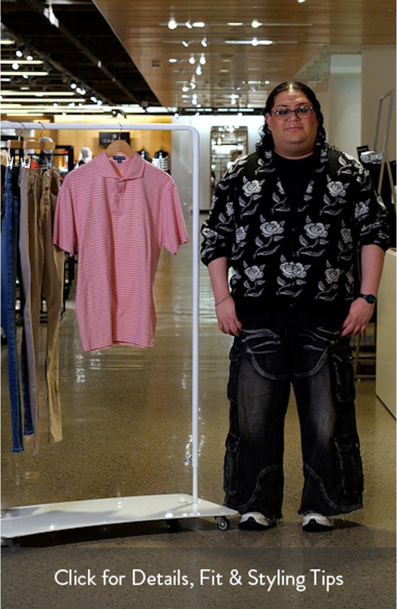 Crown Crafted Stripe Pima Cotton Polo, sales video thumbnail