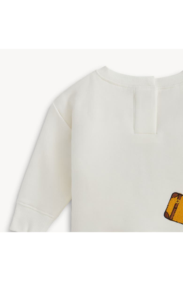 Magnetic Me Alyssum Brushed Fleece Magnetic Sweatshirt & Joggers Set, Alternate, color, White