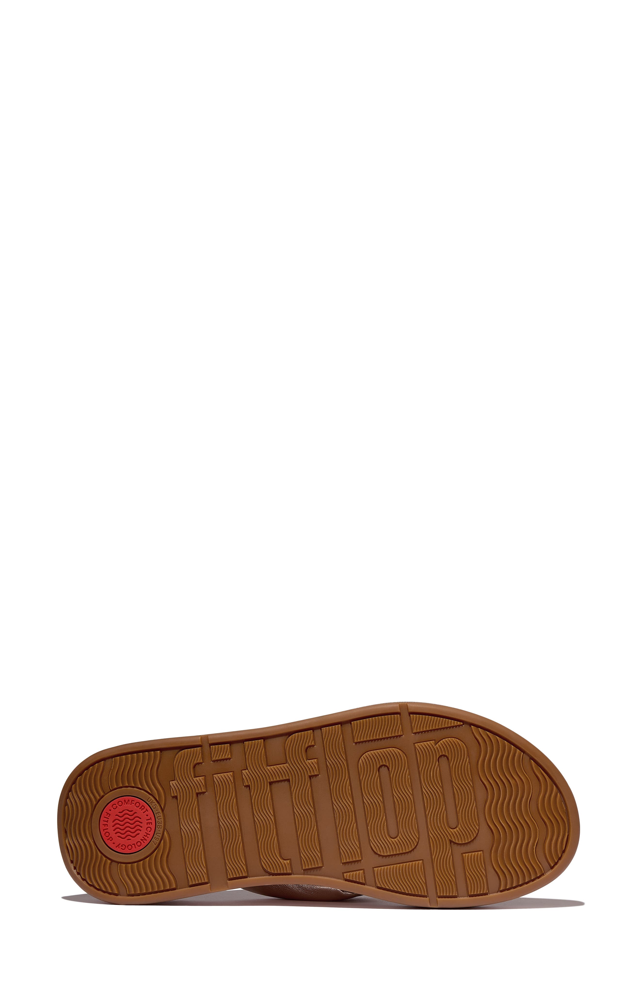 FitFlop F-Mode Knot Platform Wedge Flip Flop, Alternate, color, Metallic Classic Beige