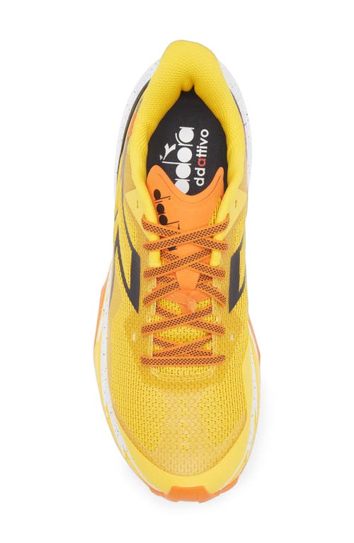 Diadora Sestriere Xt 2 Trail Running Shoe In Yellow Chrome/exuberance/black